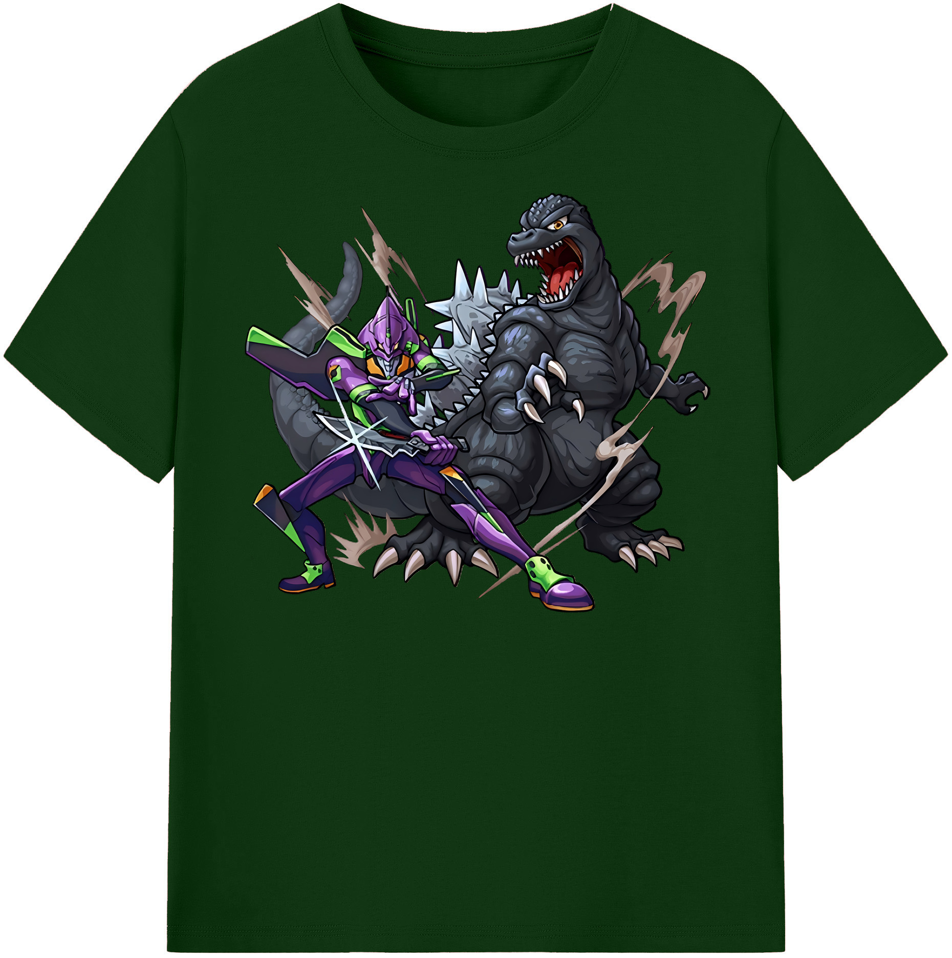 （画像用） EVA 新世紀エヴァンゲリオン 綿100％半袖Tシャツ（フロントプリント）